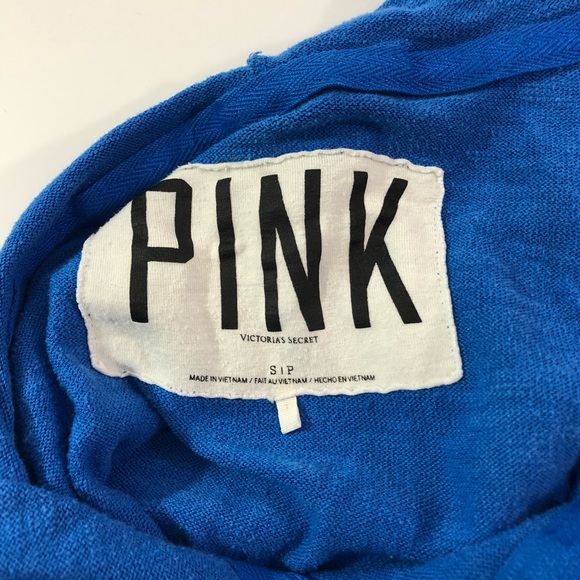 PINK VS French Terry Zip Up Hoodie Size S - Picture 3 of 8